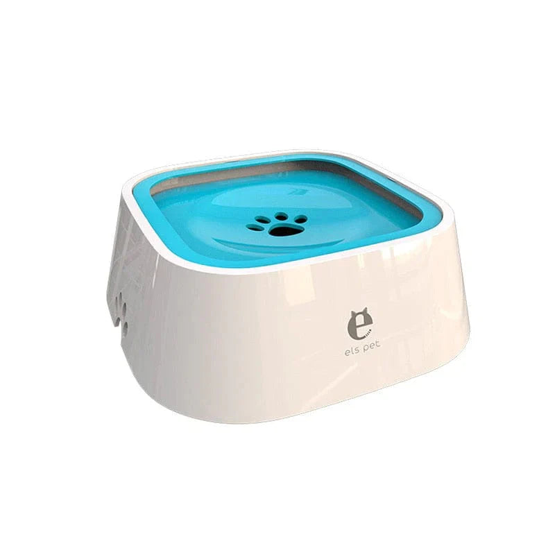 Dog Drinking Water Bowl with Floating Design