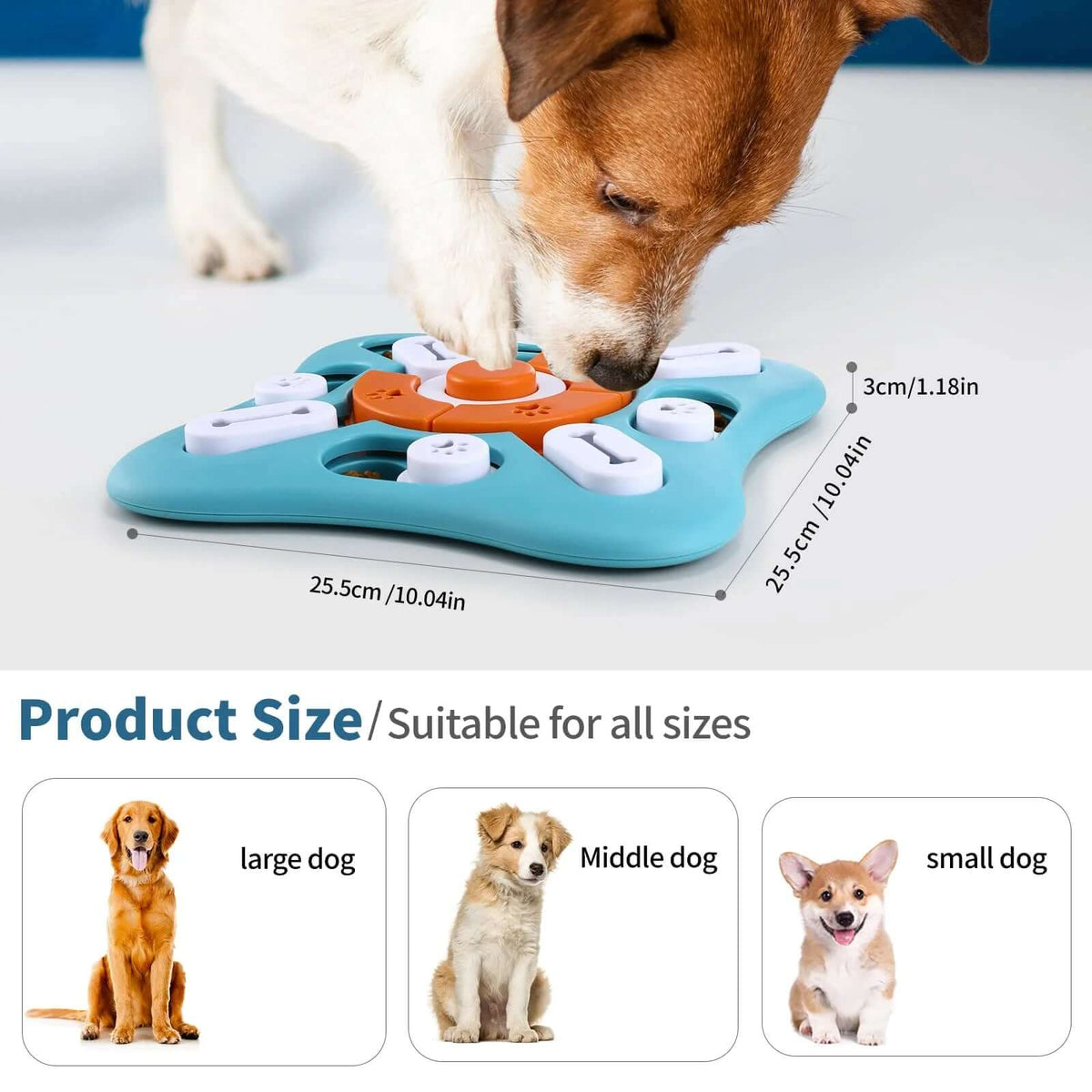 EdyPet Interactive Dog Puzzle & Treat Dispenser