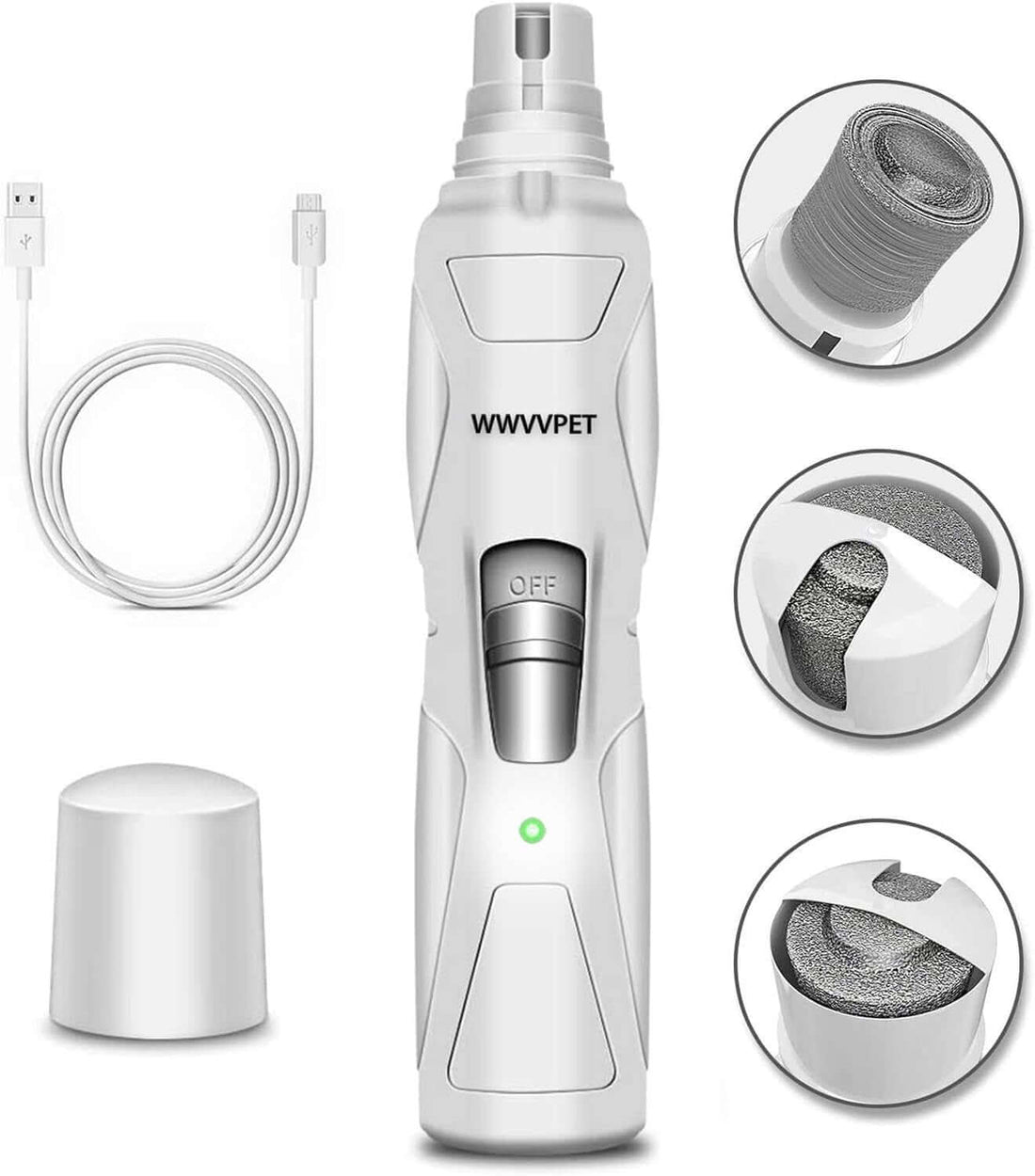 EdyPet™ Quiet LED Pet Nail Grinder