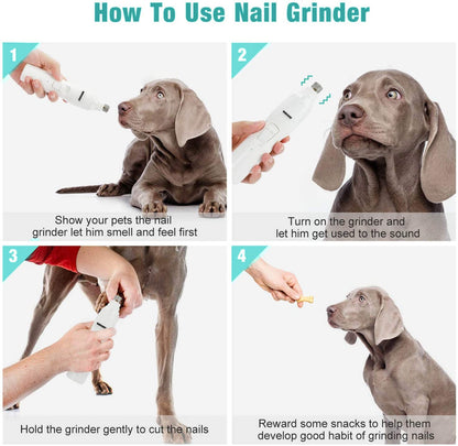 EdyPet™ Quiet LED Pet Nail Grinder