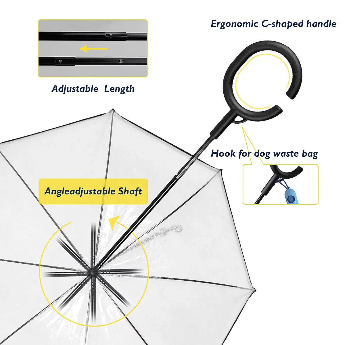 transparent dog umbrella &amp; Dog Umbrella