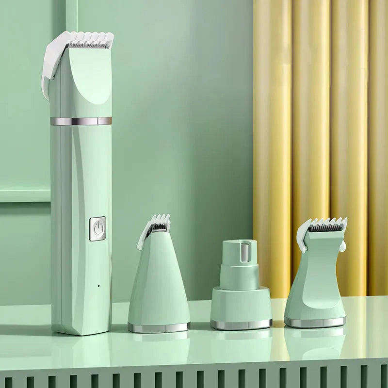 4 in 1 Electric Pet Grooming Kit - Hair Trimmer