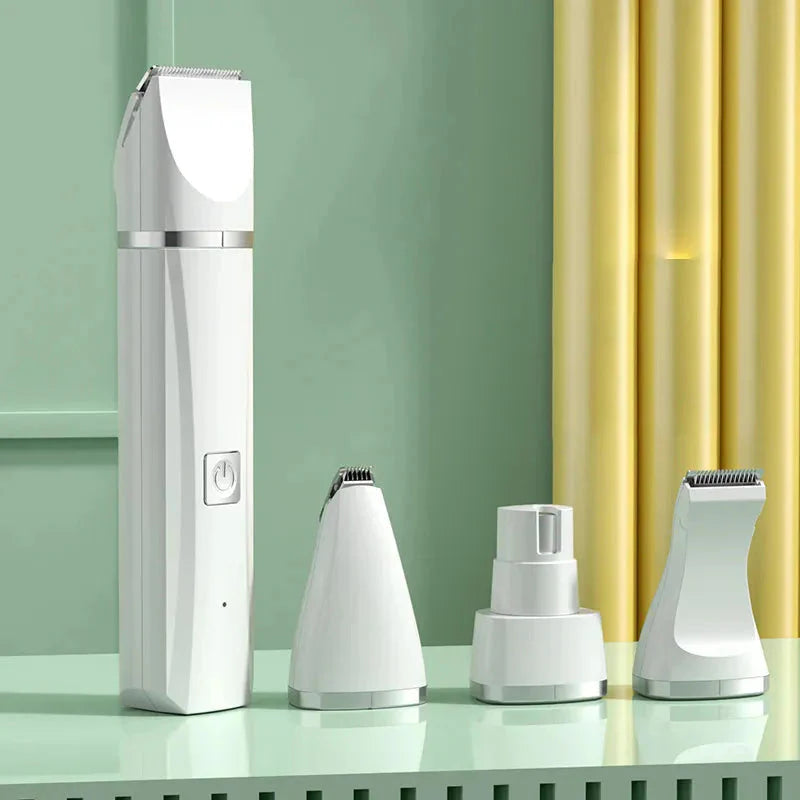 4 in 1 Electric Pet Grooming Kit - Hair Trimmer